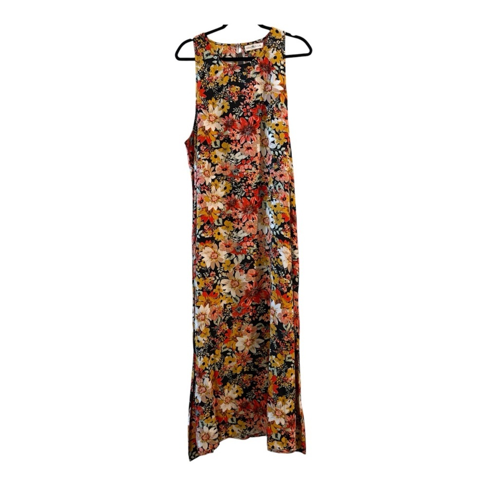 Natural Life Floral Patterned maxi Dress with same pockets L/XL - Picture 2 of 9